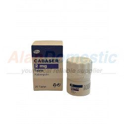 Cabaser (stealth), 1 bottle, 20 tabs, 2 mg/tab